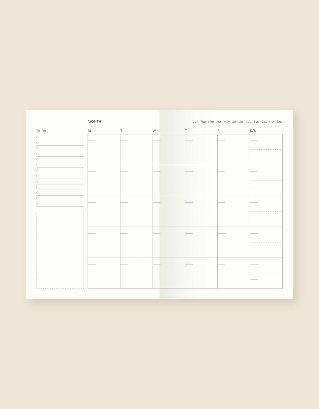 A6 Dagplanner Datumloos Smyrna - Fin Studio
