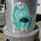 Bromstad Printing Co. 'Skeleton Cat' - Clear Sticker
