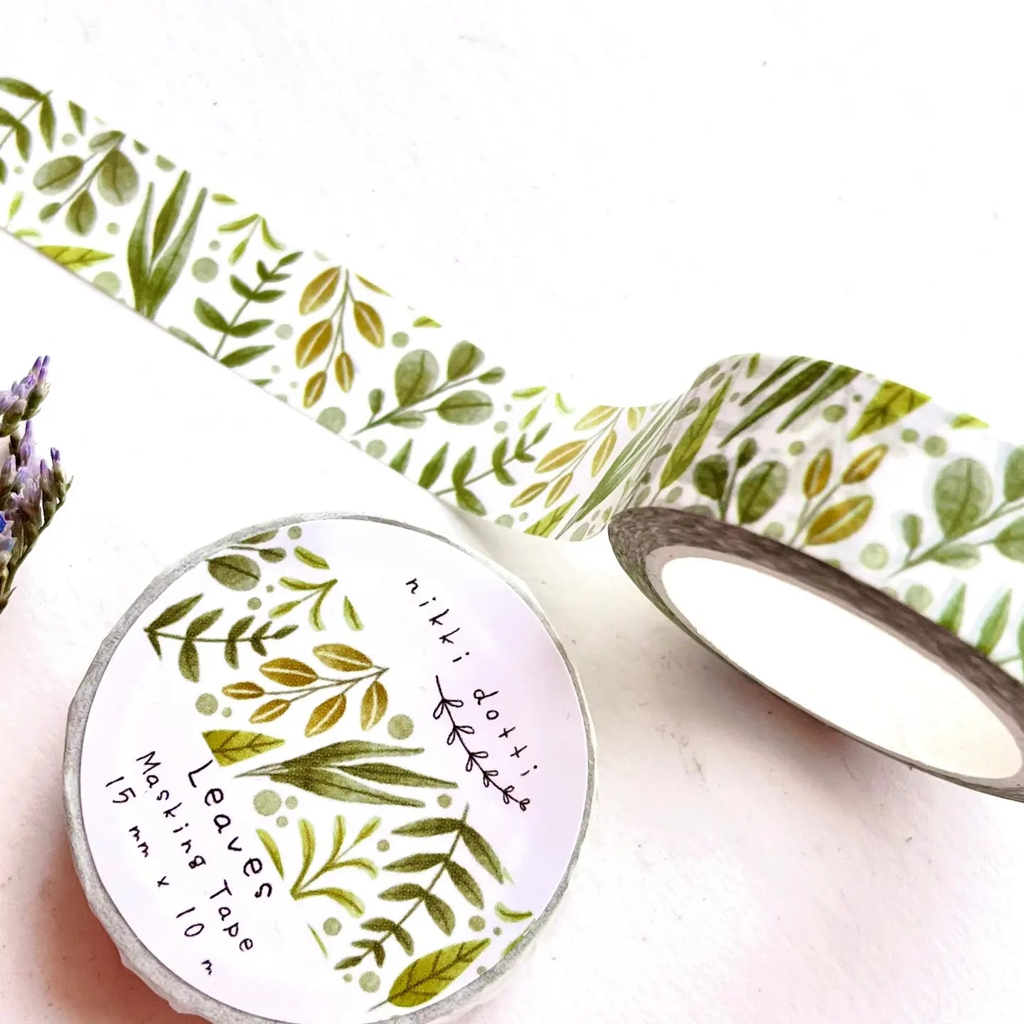 Nikki Dotti Washi Tape - Leaves