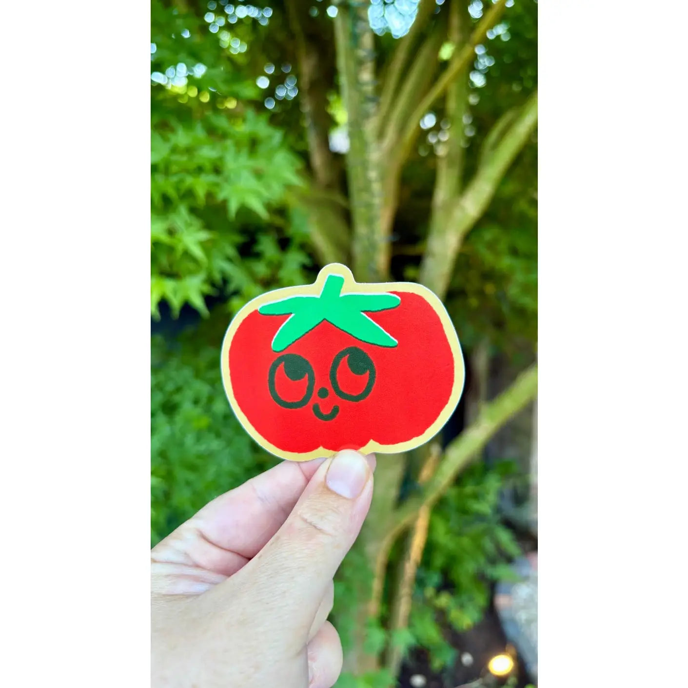 Vinyl sticker Tomaat - Bloemkolie