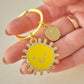 Sleutelhanger bagcharm emaille Smiley Zon - Claire Paul