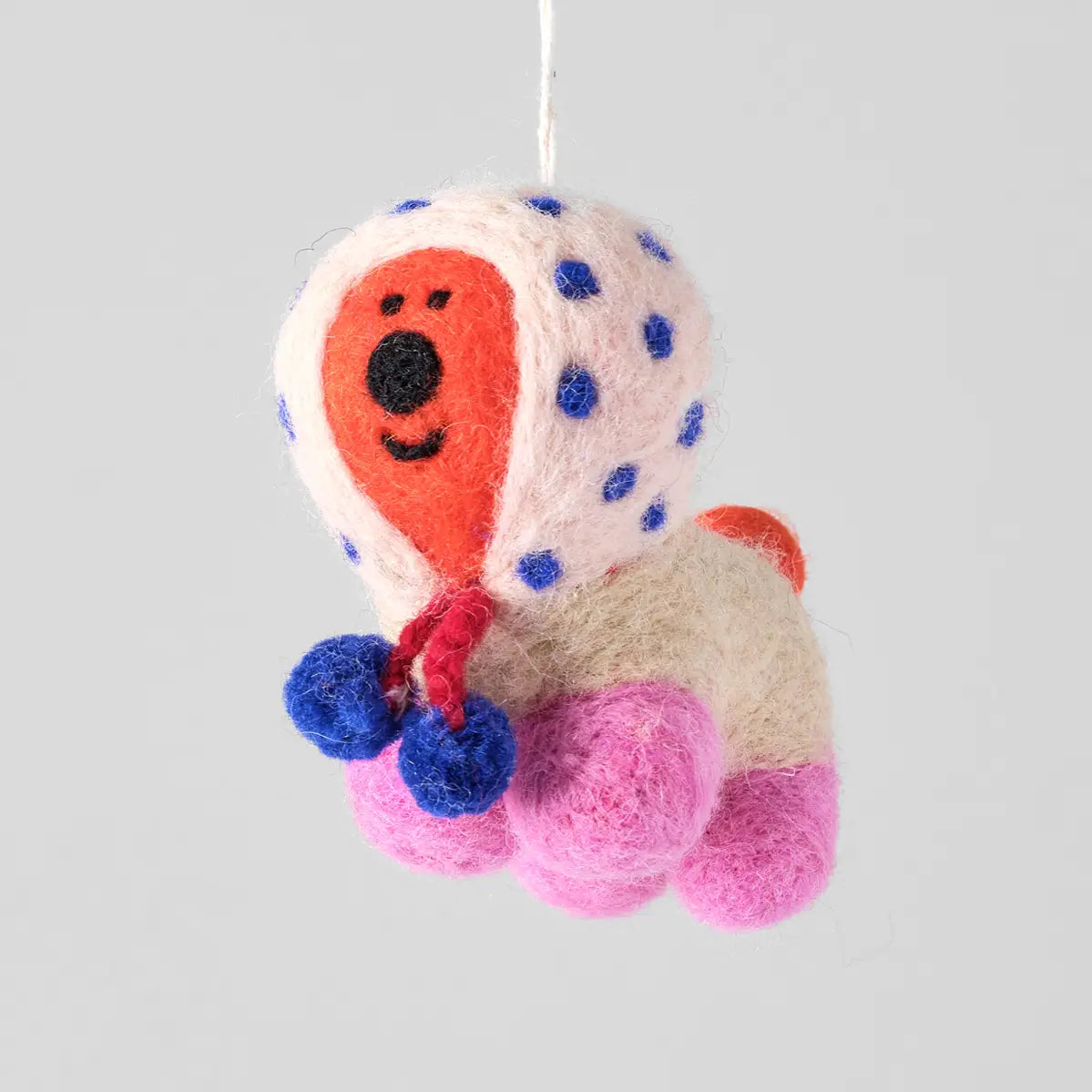 Wrap Vilten Kersthanger - Pom Pom