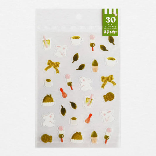 A6 Stickervel mini stickers Matcha - Amélie's Workshop Papeterie