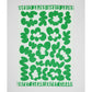 Theedoek Super Clean Groene Bloemen - Wrap
