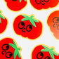 Vinyl sticker Tomaat - Bloemkolie