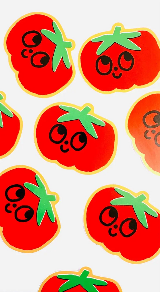 Vinyl sticker Tomaat - Bloemkolie