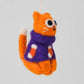 Vilten Kersthanger kat Esther Paars - Wrap