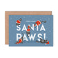 Emily Nash kerstkaart A6 - Santa Paws