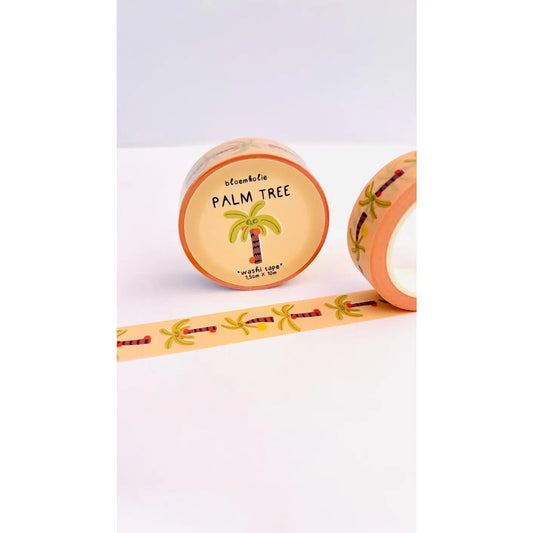 Washi Tape Palm Tree - Bloemkolie