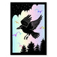 Holografische Sticker Nightcrow - Party Mouse Studio