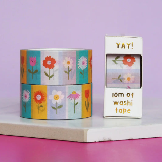 Nutmeg and Arlo Washi Tape - Flower Blocks