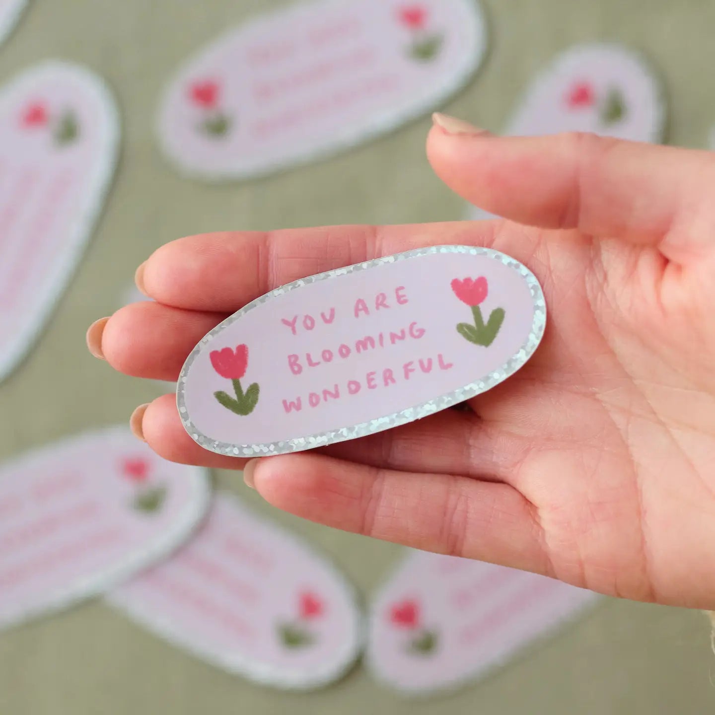 Sticker Holografisch You are Blooming Wonderful - Claire Paul