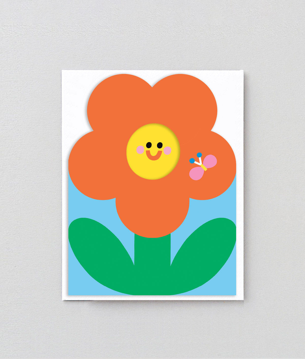 Uitklapbare verjaardagskaart Bug & Flower - Wrap