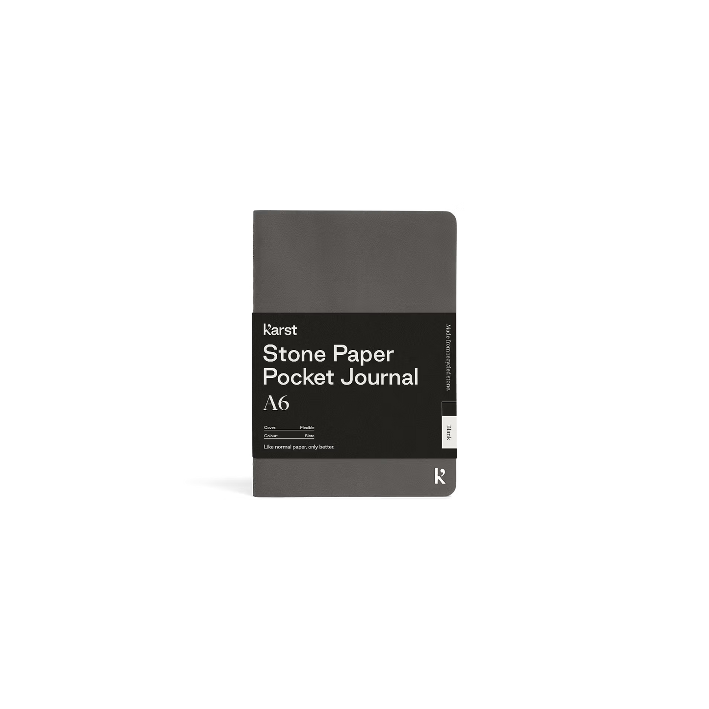 Karst Pocket Journal A6 – Slate (Blanco)