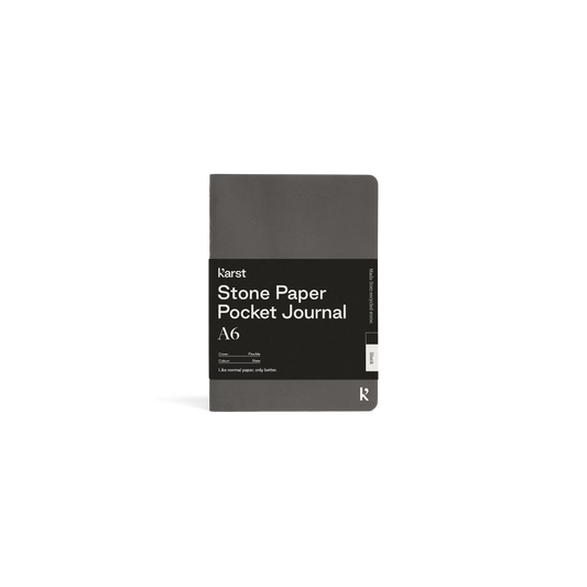 Karst Pocket Journal A6 – Slate (Blanco)