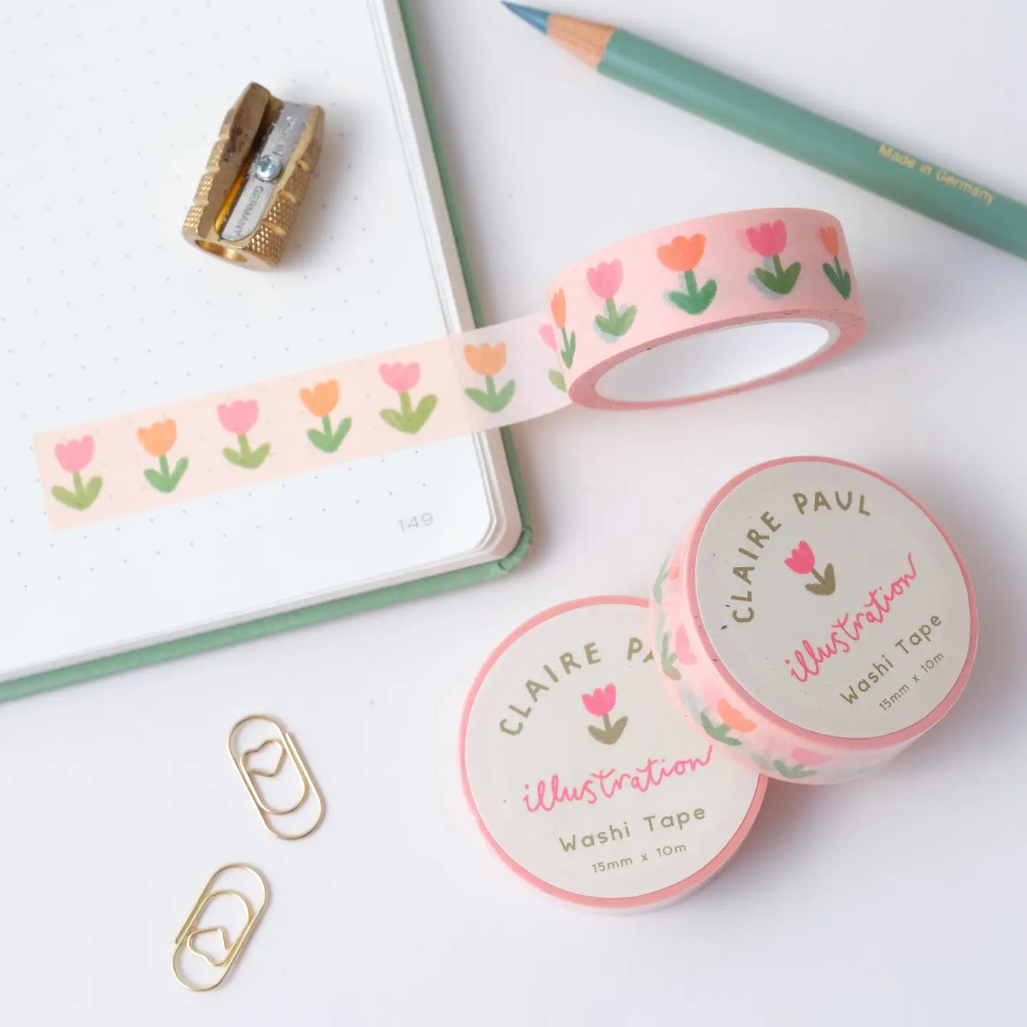 Claire Paul - Washi Tape 'Tulips'