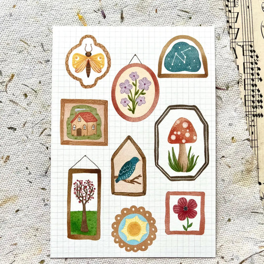 Nikki Dotti - A6 Wenskaart 'Framed Memories'