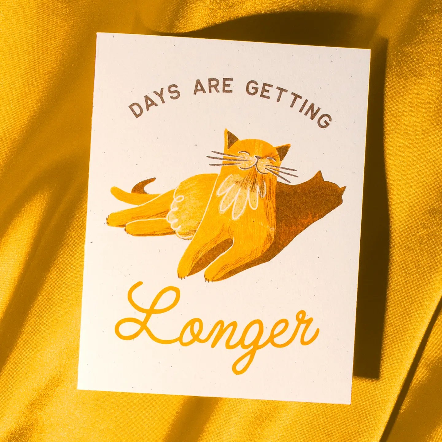 Wenskaart De dagen worden langer - Bromstad Printing Co.