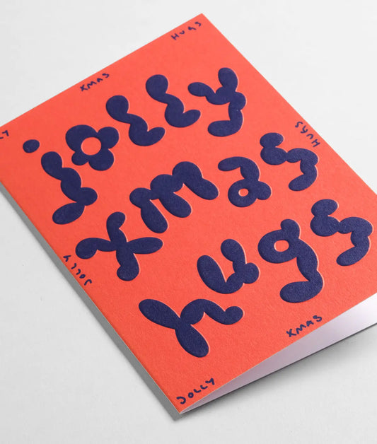 Wrap - Kerstkaart 'Vrolijke Kerstknuffels'