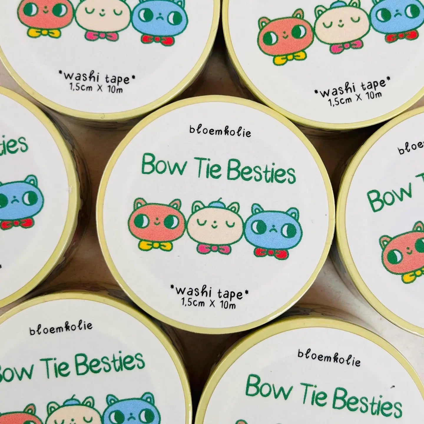 Bloemkolie Washi Tape - Bow Tie Besties