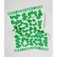 Theedoek Super Clean Groene Bloemen - Wrap