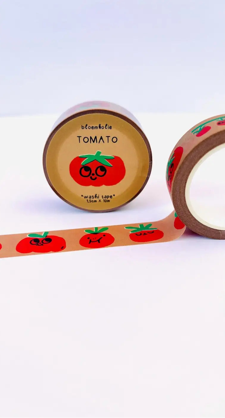 Washi Tape Tomaat - Bloemkolie