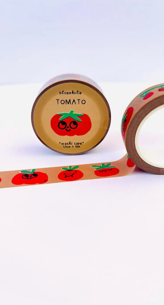 Washi Tape Tomaat - Bloemkolie