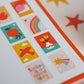 Postage stamp - Wide Washi tape