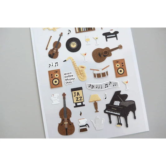 Suatelier Design - Stickers 'Jazz Cafe'