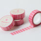 Washi tape Roze en rode strepen - Claire Paul