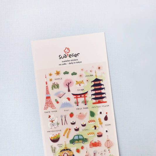Stickers Daily in Tokyo - Suatelier Design