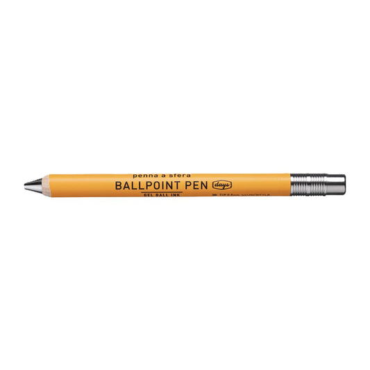Wooden Gel Ballpoint Pen 0.5 Orange - Mark’s Days