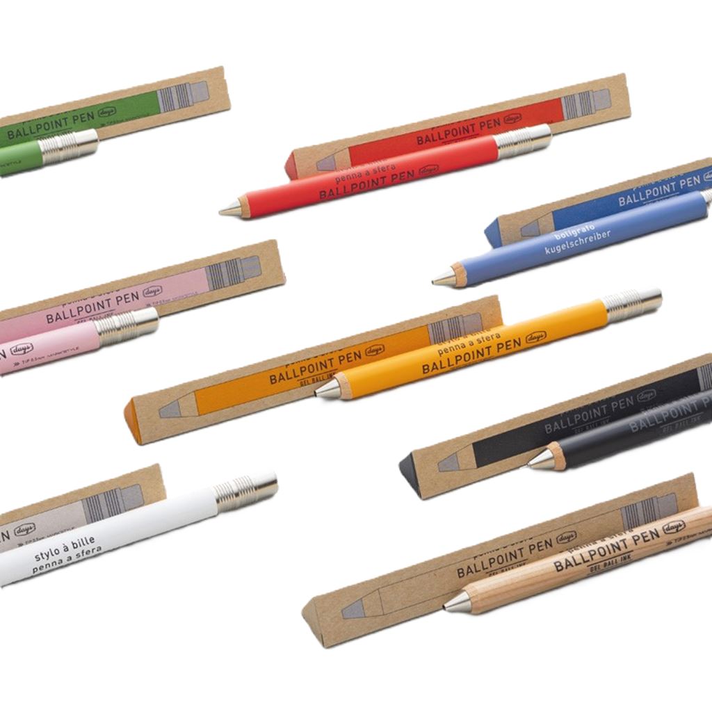 Wooden Gel Ballpoint Pen 0.5 Blue - Mark’s Days