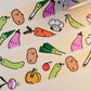 Bloemkolie Washi Tape - Veggie Pals