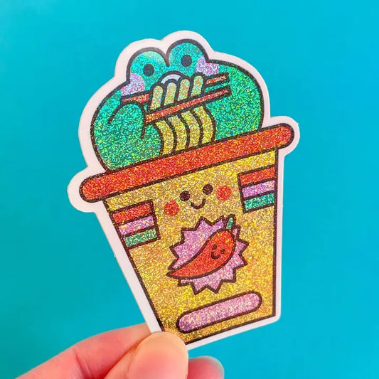 Holografische Sticker Bobby Noodles - Niniwanted