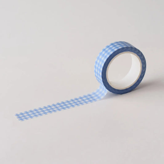 Claire Paul - Washi Tape 'Blauwe Gingham'