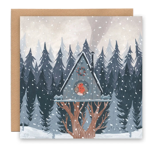 Cécile Berrubé Greeting Card - Cozy Robins