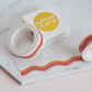 Nutmeg and Arlo Washi Tape - Wavy Rainbow
