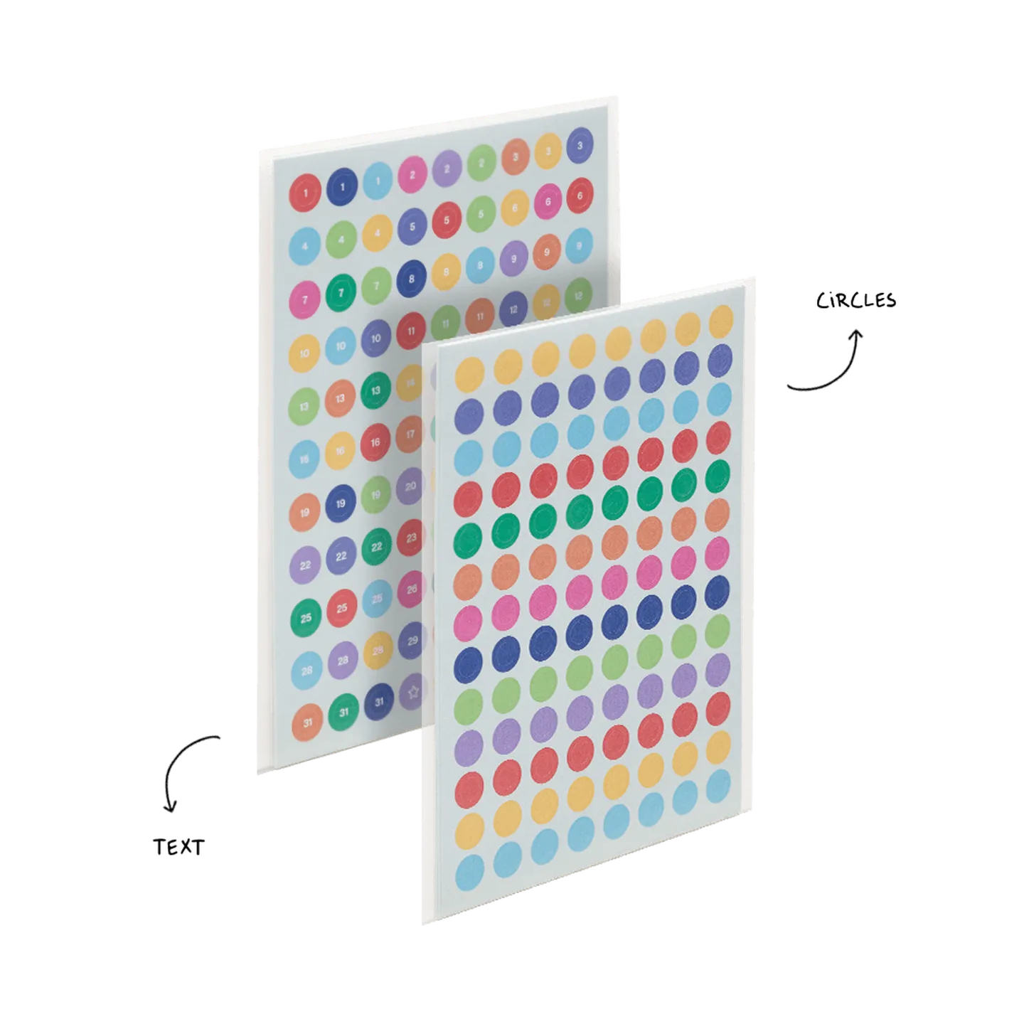 Mishmash Stickers - Circles (5 sheets)