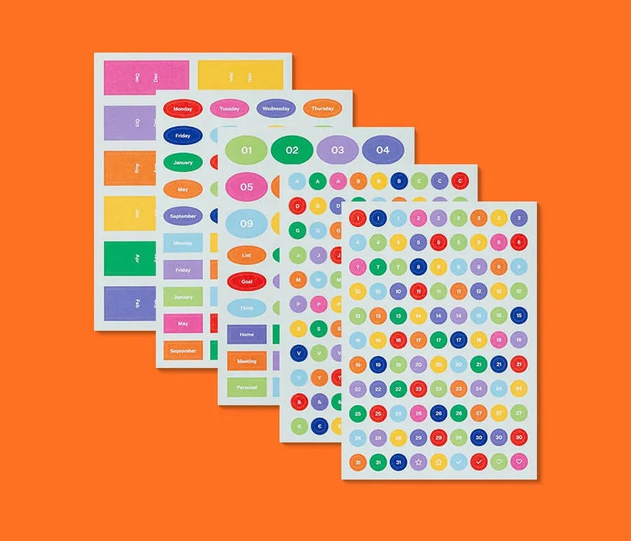 Mishmash Stickers - Text (5 sheets)