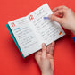 mishmash Daily Undated Planner A6 - Violet Blue