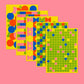 Mishmash Sticker Set - Shapes 2026 (5 vellen)