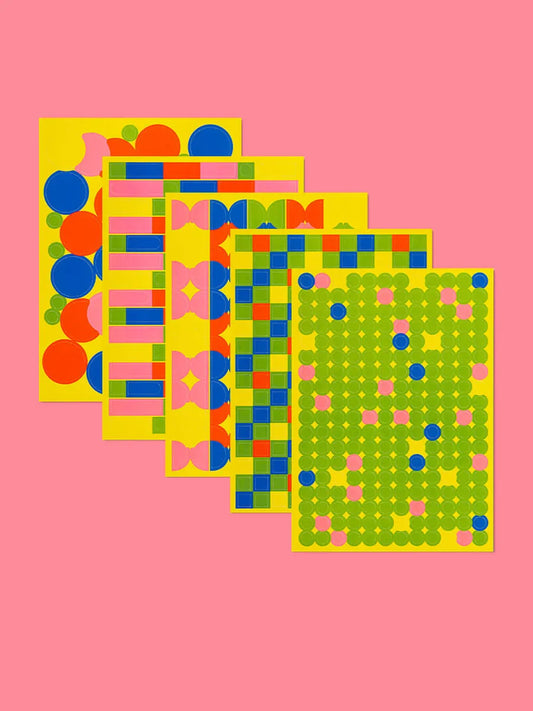 Mishmash Sticker-Set – Shapes 2026 (5 Bögen)