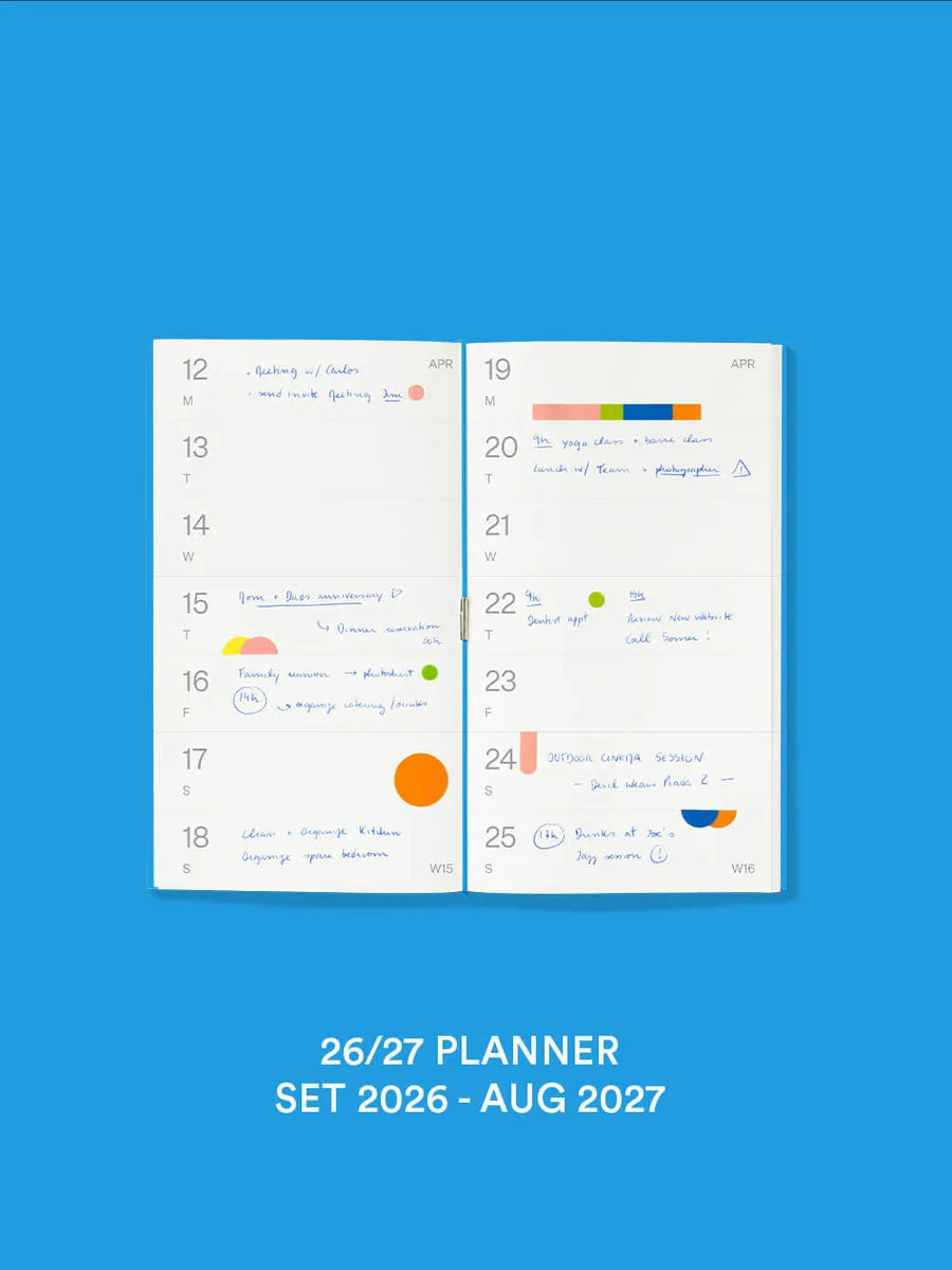 mishmash Log refill - 26/27 planner