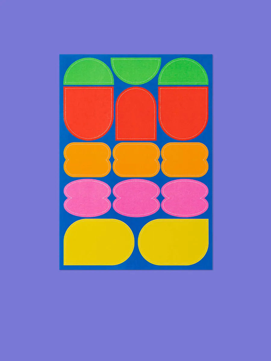 Mishmash Stickers - Shapes (5 vellen)