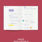 mishmash 2026 Planner Notes - Glacier