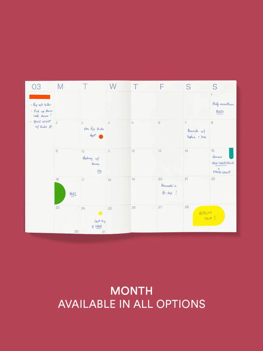 mishmash 2026 Planner Notes - Glacier