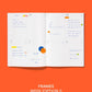 mishmash Undated A5 planner Frames - Sand
