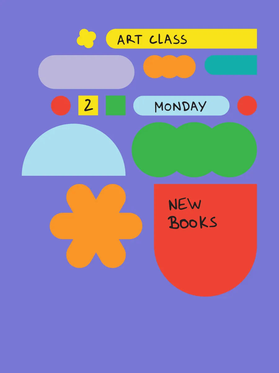 Mishmash Stickers - Shapes (5 vellen)