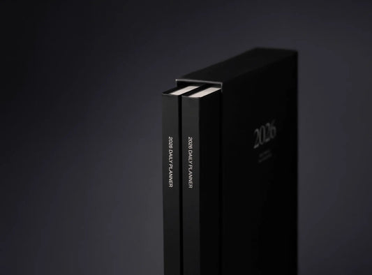Karst 2026 Daily Planner Volume Set - Ebony